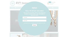 Desktop Screenshot of evy-designs.com