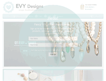 Tablet Screenshot of evy-designs.com